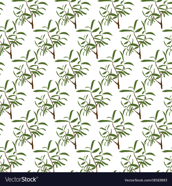 Nature seamless pattern vector image Nature seamless pattern vector image