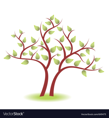 Nature tree vector image Nature tree vector image