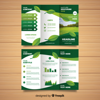 Nature trifold brochure