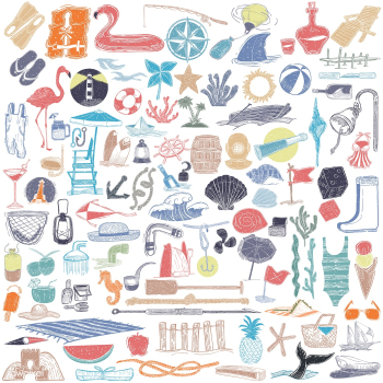 Nautical doodles | Free stock vector - 381498 Nautical doodles | Free stock vector - 381498