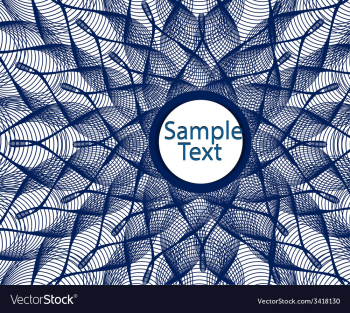 Navy card with floral pattern vector image Navy card with floral pattern vector image