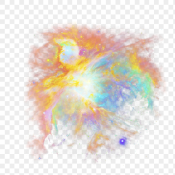 Nebula aesthetic png clipart, colorful | Free PNG - rawpixel