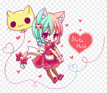 Neko Girl Pixel Art Neko Girl Pixel Art