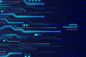 Neon circuit board background Free Vector Neon circuit board background Free Vector