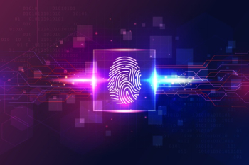 Neon fingerprint background style Free Vector Neon fingerprint background style Free Vector