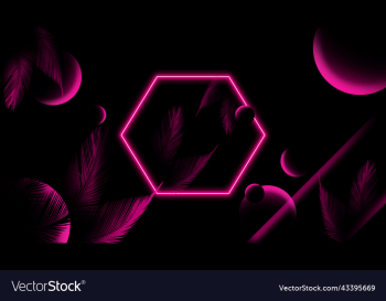 neon geometric background