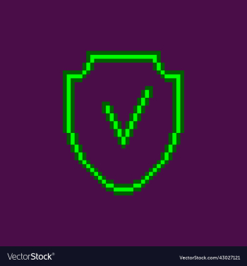 neon green glowing shield with checkmark neon green glowing shield with checkmark