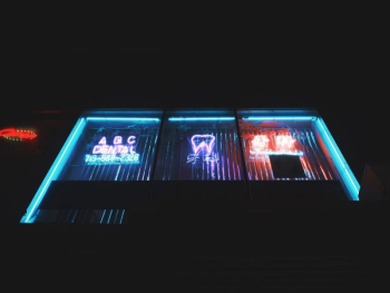 neon light signages during night time neon light signages during night time