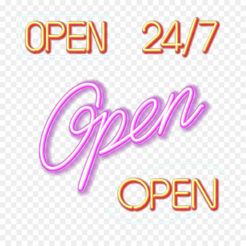 Neon lighting Neon lamp - Color OPEN neon signboard Neon lighting Neon lamp - Color OPEN neon signboard