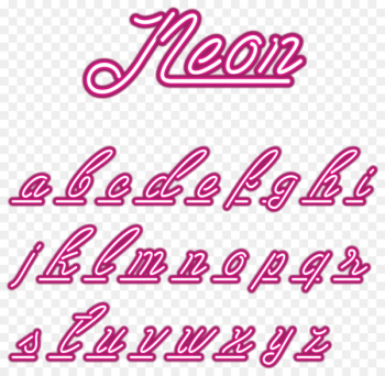 Neon lighting Neon lamp - Neon pink art word Neon lighting Neon lamp - Neon pink art word