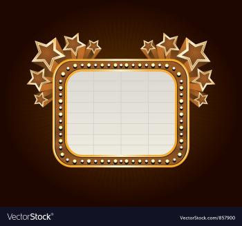 Neon sign vector image Neon sign vector image