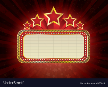 Neon sign vector image Neon sign vector image