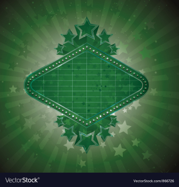 Neon sign vector image Neon sign vector image