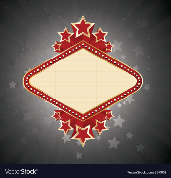 Neon sign vector image Neon sign vector image