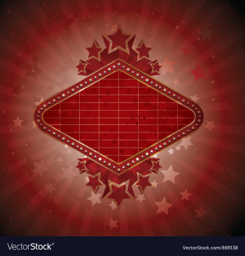 Neon sign vector image Neon sign vector image