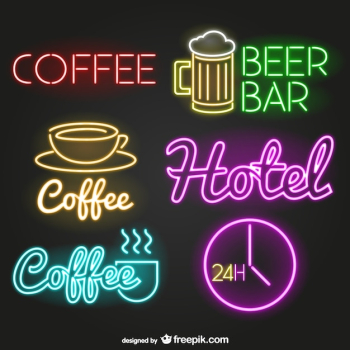 Neon signs pack Neon signs pack