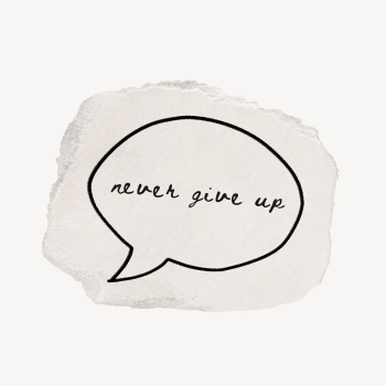 Never give up paper note | Free PSD - rawpixel Never give up paper note | Free PSD - rawpixel