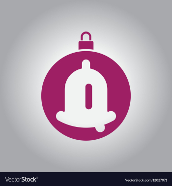New year ball Christmas ball vector image New year ball Christmas ball vector image