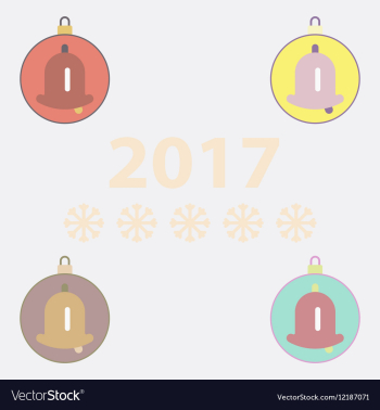 New year ball Christmas ball vector image New year ball Christmas ball vector image