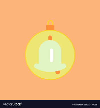 New year ball Christmas ball vector image New year ball Christmas ball vector image