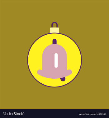 New year ball christmas ball vector image New year ball christmas ball vector image