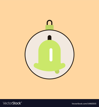 New year ball christmas ball vector image New year ball christmas ball vector image