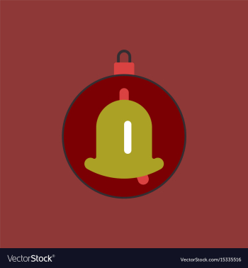 New year ball christmas ball vector image New year ball christmas ball vector image
