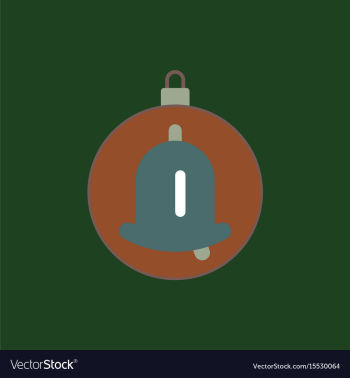 New year ball christmas ball vector image New year ball christmas ball vector image