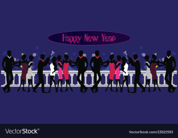 New year banner vector image New year banner vector image