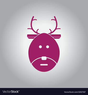 New year deer Christmas deer vector image New year deer Christmas deer vector image