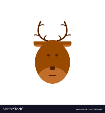 New year deer Christmas deer vector image New year deer Christmas deer vector image