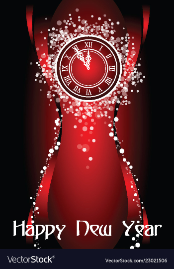New year vector image New year vector image