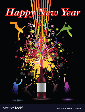 New year vector image New year vector image