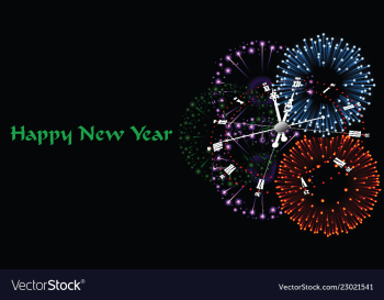 New year vector image New year vector image