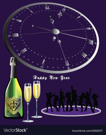 New year vector image New year vector image