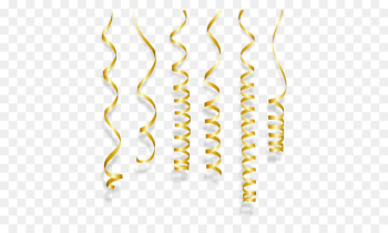New Years Eve, New Year, Serpentine Streamer, Yellow PNG New Years Eve, New Year, Serpentine Streamer, Yellow PNG