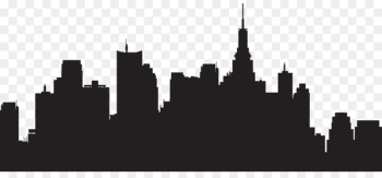 New York City Silhouette Skyline Clip art - CITY New York City Silhouette Skyline Clip art - CITY