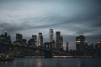 New York City Skyline At Night New York City Skyline At Night