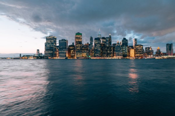 New York City Skyline From Water New York City Skyline From Water