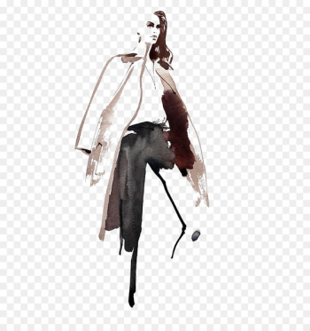 New York Fashion Week Fashion illustration Drawing Illustration - European and American Graffiti woman 