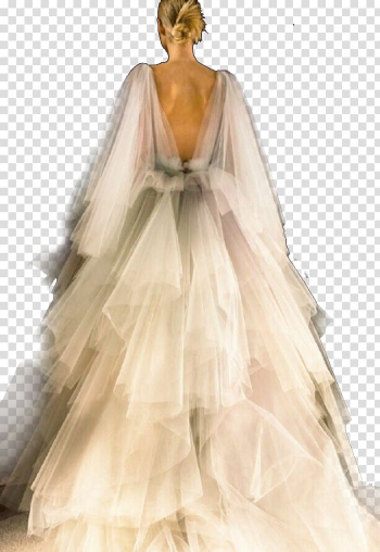 New York Fashion Week Haute couture Marchesa Fashion show, Wedding back transparent background PNG clipart