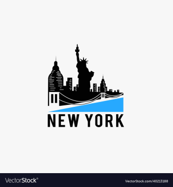 new york skyline silhouette city logobrooklyn new york skyline silhouette city logobrooklyn
