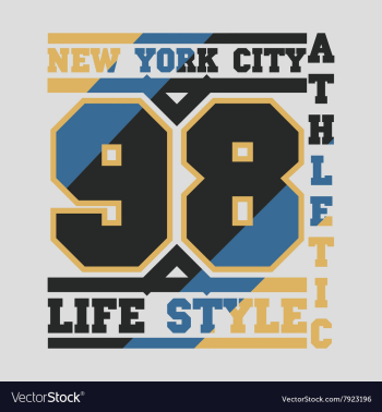 New York typography design graphic vector image New York typography design graphic vector image