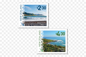 New Zealand Post Paper Postage Stamps Definitive stamp - underwear scenic view 