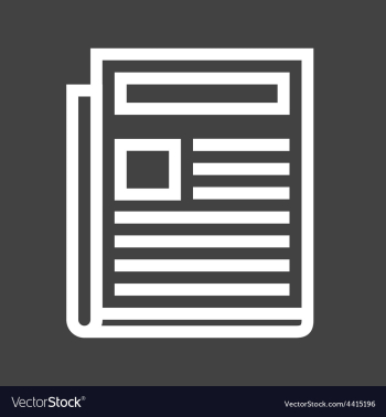 Newspaper vector image Newspaper vector image
