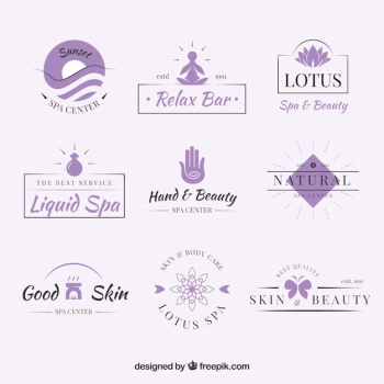 Nice spa logotype templates Nice spa logotype templates