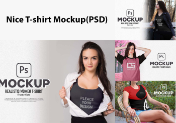 Nice T-shirt Mockup(PSD)