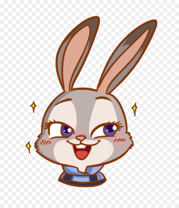 Nick Wilde Lt. Judy Hopps Cuteness Fox Animal - Cartoon rabbit 