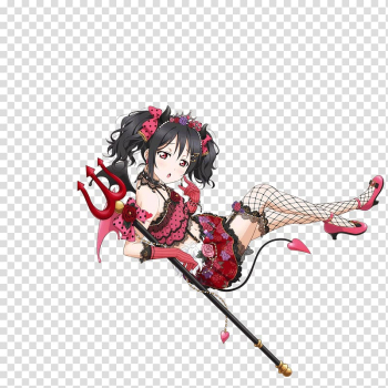 Nico Yazawa Love Live! School Idol Festival Maki Nishikino T-shirt Cosplay, cool girl transparent background PNG clipart