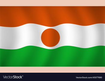 niger flag background